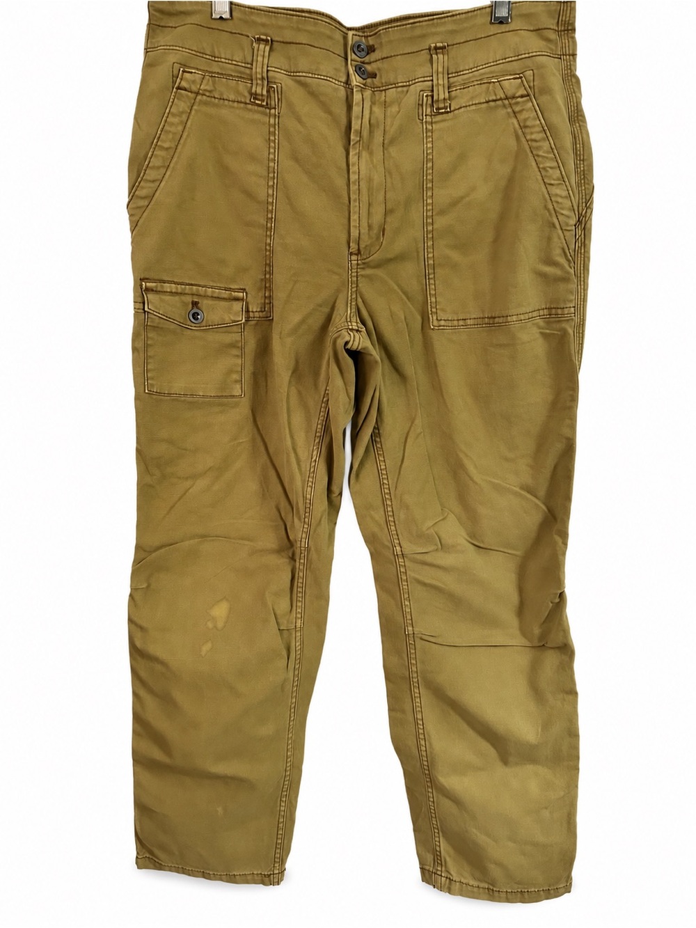 Anthropologie The Wanderer Mustard Cargo Pants Women’s Size 31